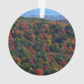 Appalachische bergen in Herfst Ornament (achterkant)