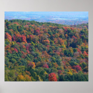 Appalachische bergen in Herfst Poster