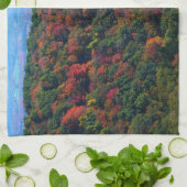 Appalachische bergen in Herfst Theedoek (Gevouwen)