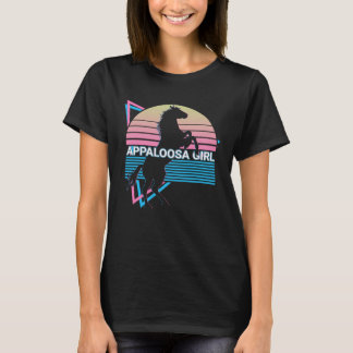 Appaloosa Girl Retro T-shirt