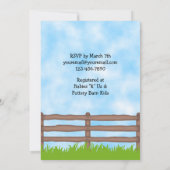Appaloosa Horse Baby shower Invitation (Dos)