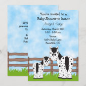 Appaloosa Horse Baby shower Invitation (Devant / Derrière)