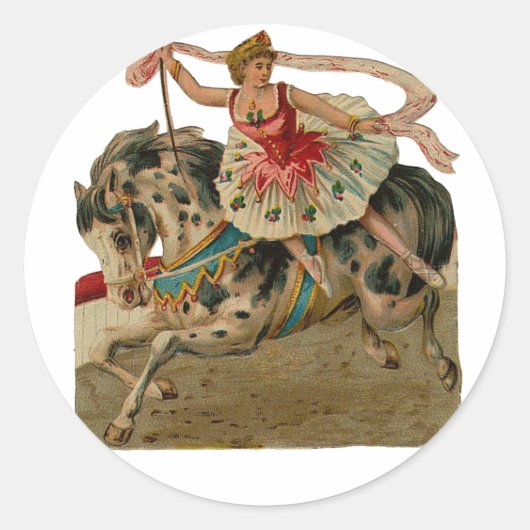 Appaloosa Horse Circus Ballerina Stickers (Devant)