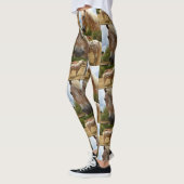 Appaloosa Horse Collage, Dames Full Print Legging (Gauche)