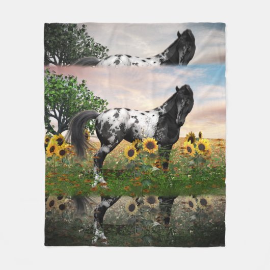 Appaloosa Horse Fleece Blanket (Voorkant)