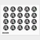 Appaloosa Horse Headshot 2 Ronde Sticker (Vel)