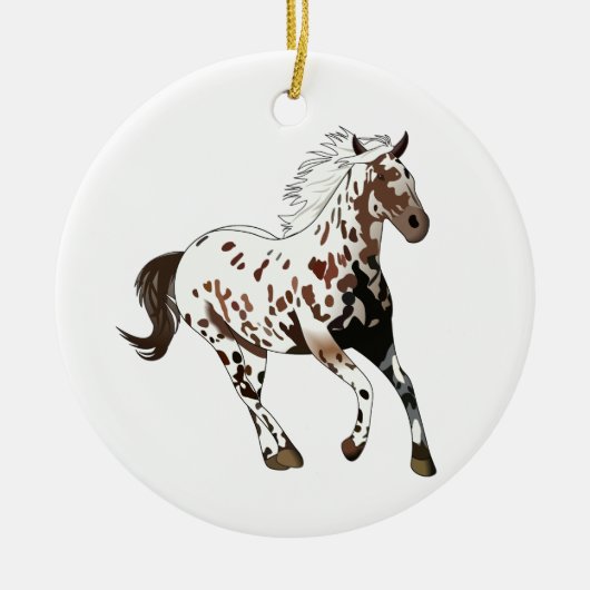 Appaloosa Horse Keramisch Ornament (Voorkant)
