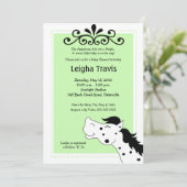 Appaloosa Horse Neutral 5x7 Baby shower Invitation (Debout devant)