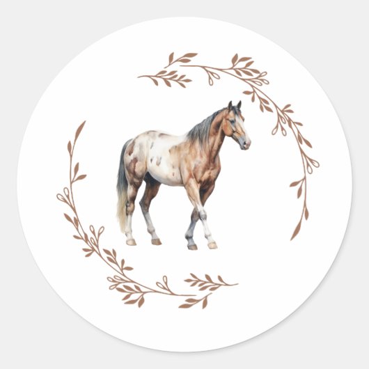 Appaloosa Horse Sticker (Voorkant)