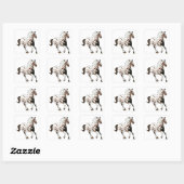 Appaloosa Horse Vierkante Sticker (Vel)