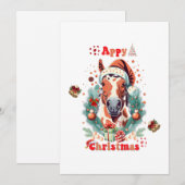 Appaloosa Kerst Feestdagenkaart (Voorkant / Achterkant)