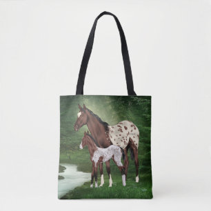 Appaloosa Merrie en Veulen Tote Bag