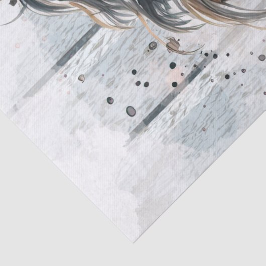 Appaloosa Paard Decoupage Tissuepapier (Detail)