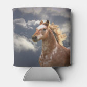 Appaloosa-paard in de wolken blikjeskoeler (Achterkant)