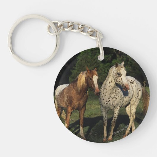 Appaloosa paarden sleutelhanger (Voorkant)