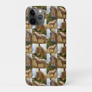 Appaloosa Paardenfotocollage iPhone 11 Pro Hoesje