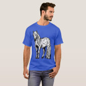 Appaloosa Paardrijden Cadeau cadeau Pony Girl fami T-shirt (Voorkant volledig)