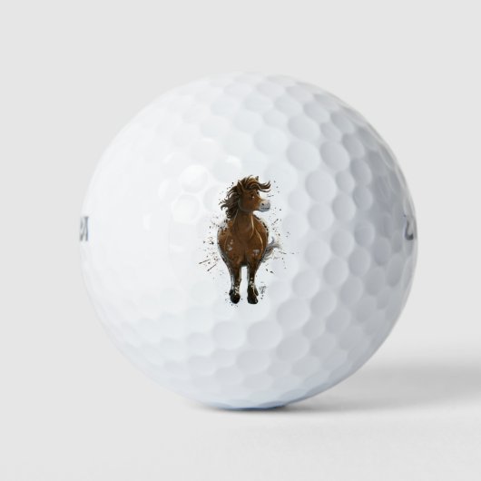 Appaloosa Pony Golfballen (Voorkant)