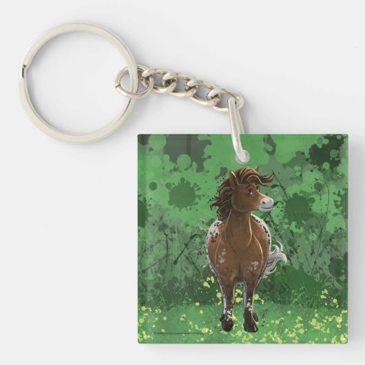 Appaloosa Pony Sleutelhanger (voorkant)