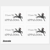 Appaloosa Rechthoekige Sticker (Vel)
