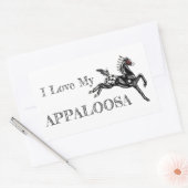 Appaloosa Rechthoekige Sticker (Envelop)