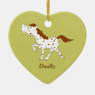 Appaloosa Red Roan Horse Custom Ornament