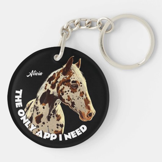  Appaloosa Sleutelhanger (Achterkant)