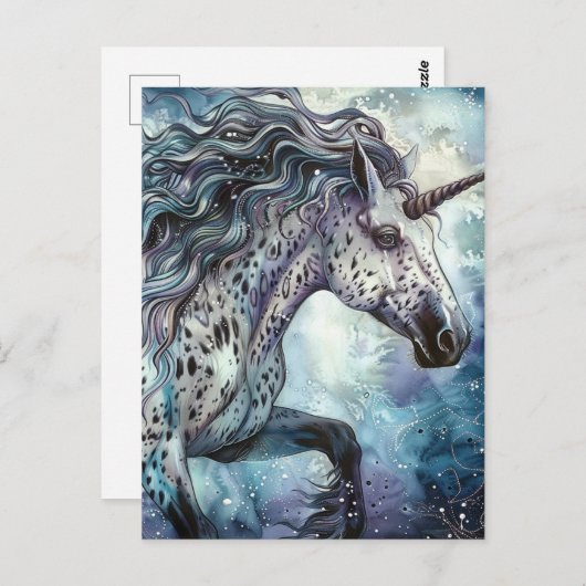 Appaloosa Unicorn Briefkaart (Voorkant / Achterkant)