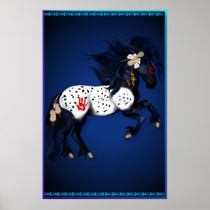 Appaloosa War Pony large Poster