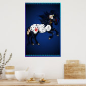 Appaloosa War Pony large Poster (Cuisine)