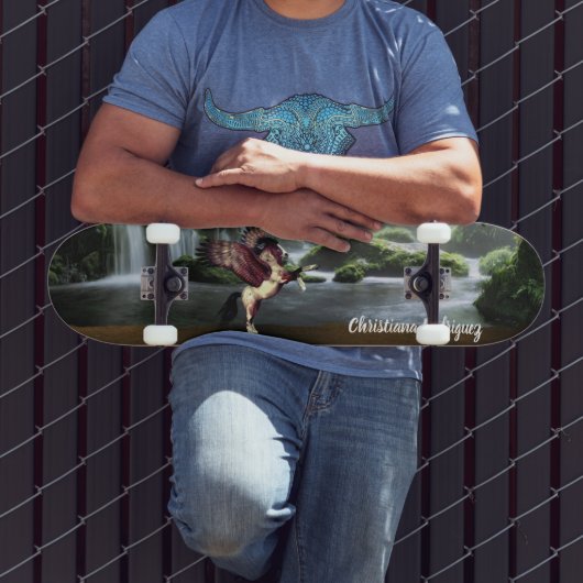 Appaloosa Winged Pegasus Skateboard (Buiten 3)