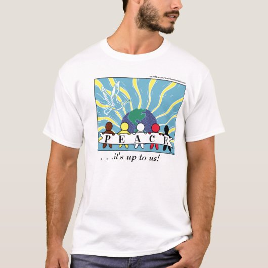 APPARAAT, ETC: WORLD PEACE-SHIRT T-SHIRT (Voorkant)