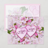 APPARAATBLOSSOM EN HARTS ~ Briefkaart (Voorkant / Achterkant)