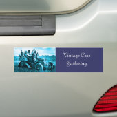 APPARATEN EN GERONIMO DIE EEN MOTORAUTO BESTUDEREN BUMPERSTICKER (Op auto)