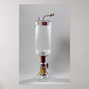 Apparatuur voor gasonderzoek poster