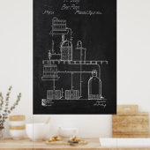 Apparatuur voor het maken van blauwdruk poster (Keuken)