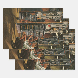 apparatuur voor het repareren van radiotechnici inpakpapier vel