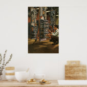 apparatuur voor het repareren van radiotechnici poster (Keuken)