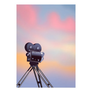 Appareil photo cinématographique vintage au couche