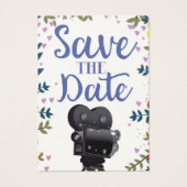 Appareil Photo de Film de Mariage Save The Date (Devant)