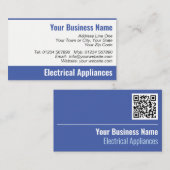 Appareils électriques Carte de visite de code QR (Devant / Derrière)
