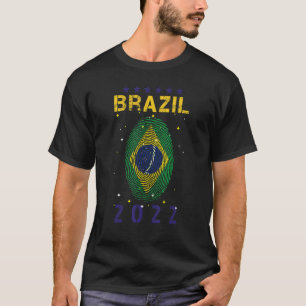 Apparel Braziliaanse vlag Desi T-shirt