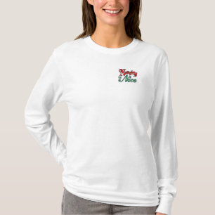 Apparel Fine Jersey Thirt Naughty of Nice, voor da T-shirt