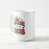 Apparemment, c'est mon cirque Mug Cirque Rétro (Devant gauche)