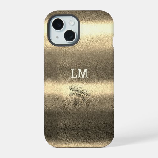 Apparence cool or Bee Monogramme Initiales (Verso)