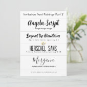 Appariements de polices pour les invitations parti (Debout devant)