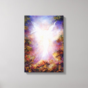 Apparition, copie d'art d'ange sur la toile
