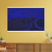 Apparition in the Sea Stretched Canvas Print (Insitu (Woonkamer))