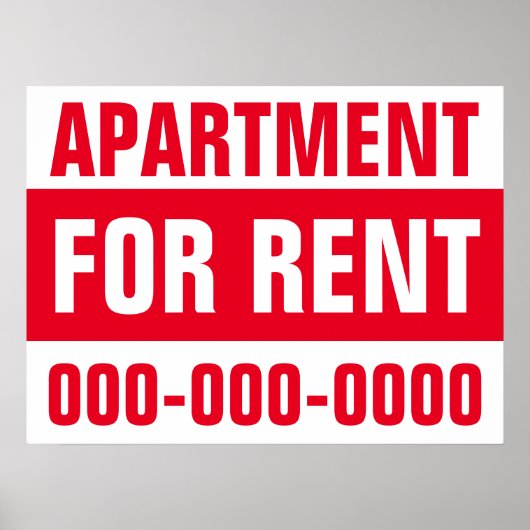 Appartement De 18" X 24" À Louer Poster En Papier (Devant)