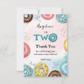 Appartement Merci 2e carte d'anniversaire. (Devant)